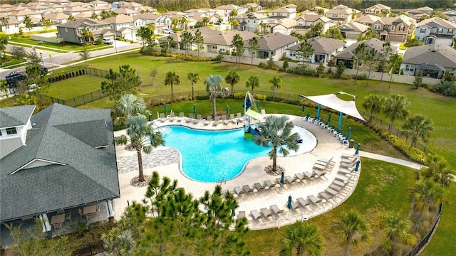 29922 Marquette Ave, Wesley Chapel, FL 33545 - pool featuring a residential view and fence