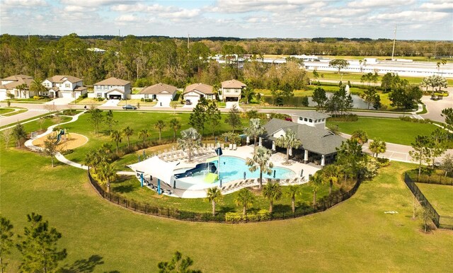 29922 Marquette Ave, Wesley Chapel, FL 33545 - aerial view featuring a residential view