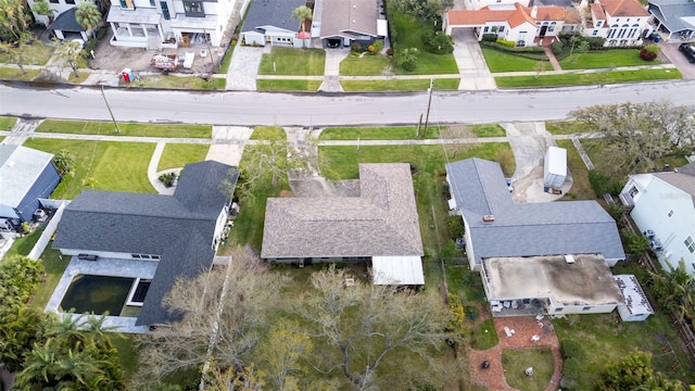 drone / aerial view featuring a residential view