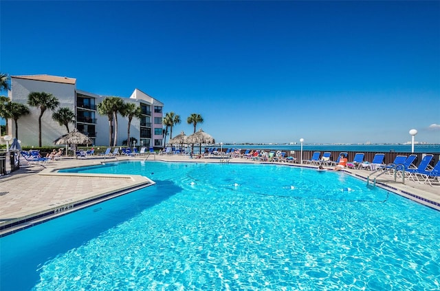 pool featuring a patio