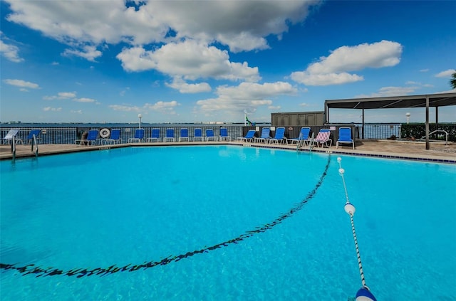 view of community pool