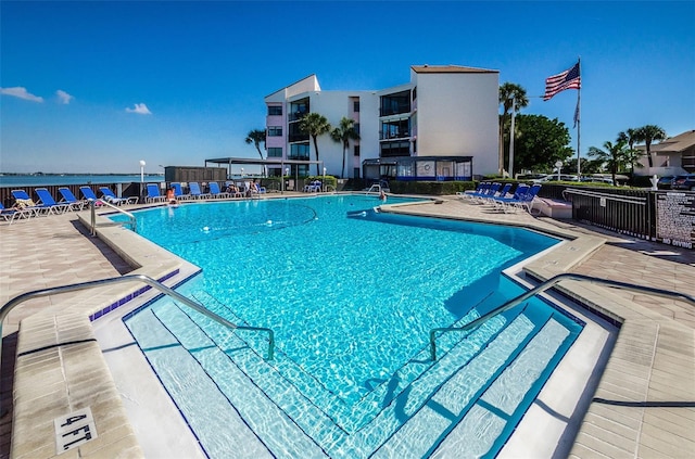 pool featuring a patio