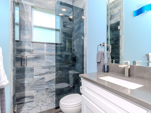 5526 14th Ave S, Gulfport, FL 33707 - bathroom featuring vanity and a shower stall