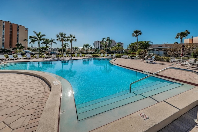 community pool featuring a patio