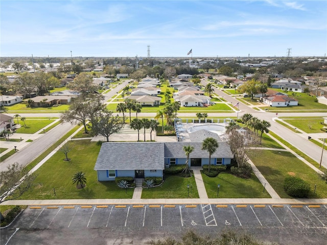 bird's eye view featuring a residential view