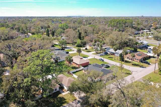 bird's eye view featuring a residential view