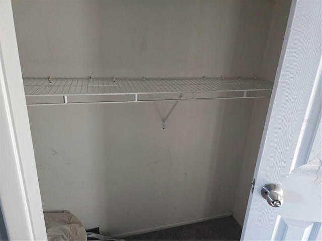 view of closet