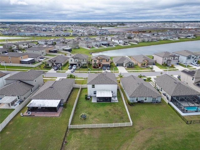 drone / aerial view featuring a residential view