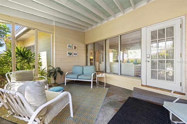 view of patio / terrace with outdoor lounge area