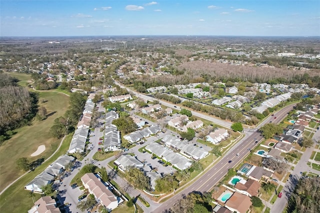 bird's eye view featuring a residential view