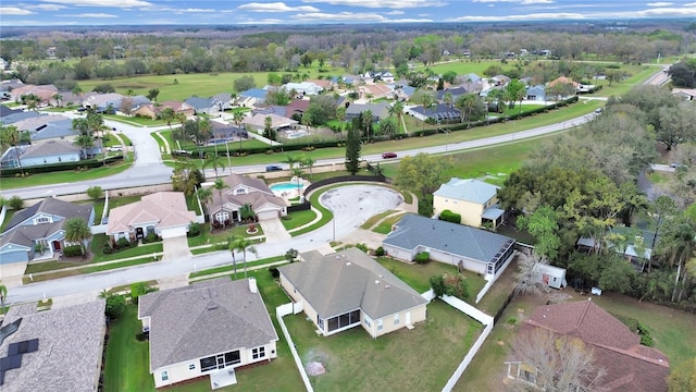 drone / aerial view featuring a residential view