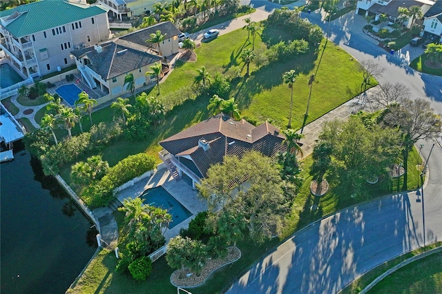 birds eye view of property featuring a residential view