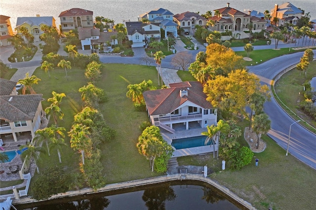 birds eye view of property featuring a residential view