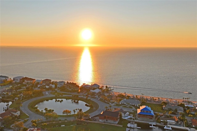 water view featuring a residential view