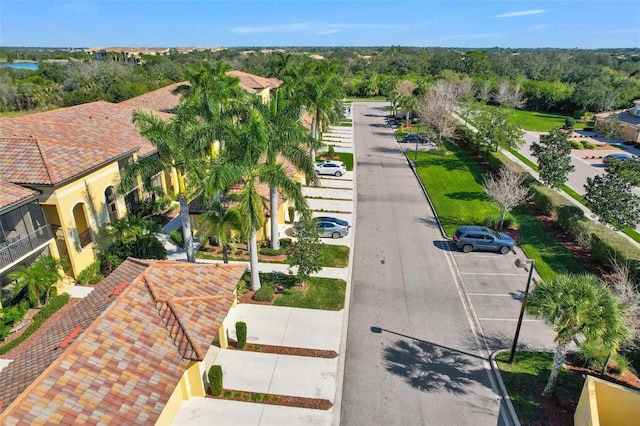 birds eye view of property featuring a residential view