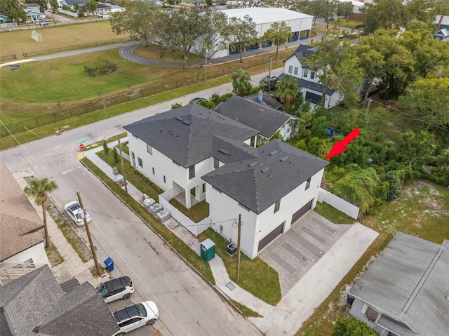 bird's eye view featuring a residential view