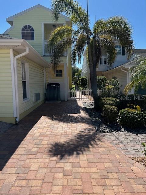 view of patio with fence