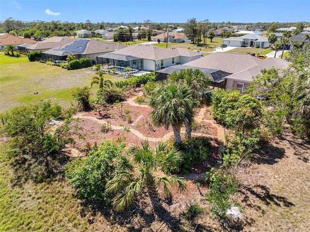 bird's eye view featuring a residential view