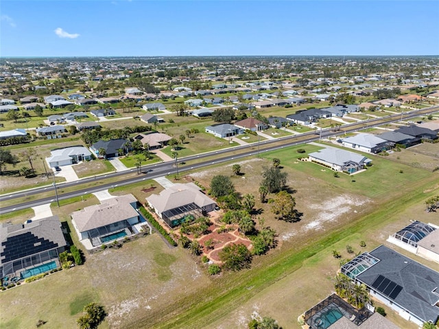 bird's eye view featuring a residential view