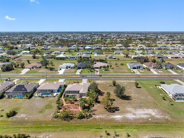 bird's eye view featuring a residential view