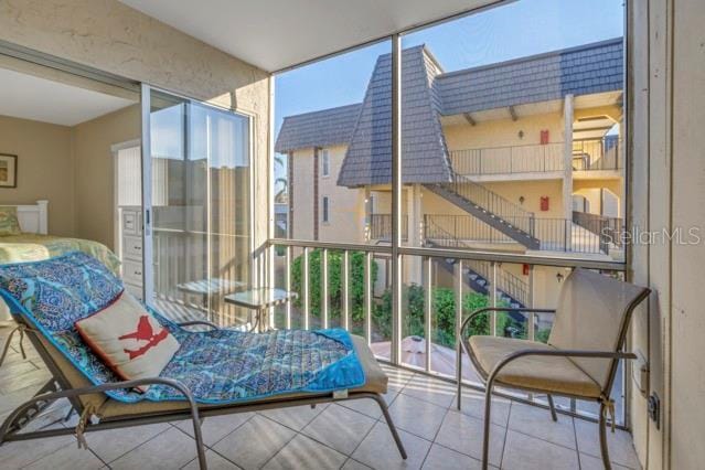 balcony featuring outdoor dining area