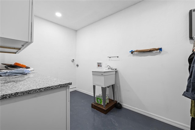 1131 60th Ave S, Saint Petersburg, FL 33705 - washroom with baseboards and hookup for a washing machine