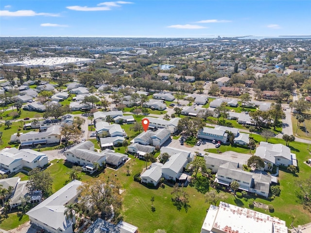 birds eye view of property featuring a residential view