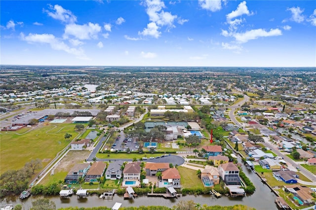 birds eye view of property featuring a residential view