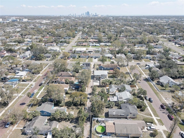 315 40th St S, Saint Petersburg, FL 33711 - birds eye view of property featuring a residential view