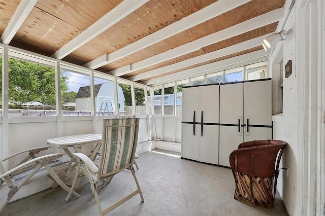 sunroom / solarium with plenty of natural light