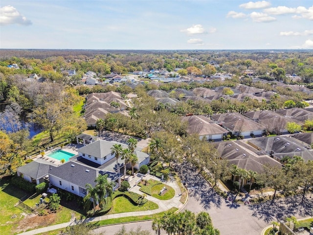 birds eye view of property featuring a residential view