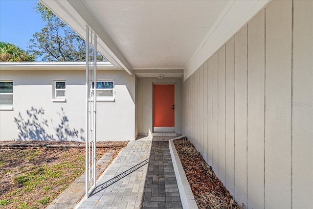 view of property entrance