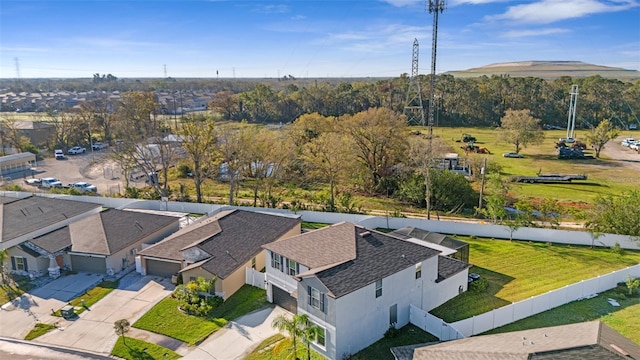 drone / aerial view featuring a residential view