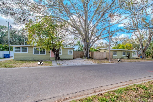 1800 27th Ave N, Saint Petersburg, FL 33713 - view of front facade featuring fence
