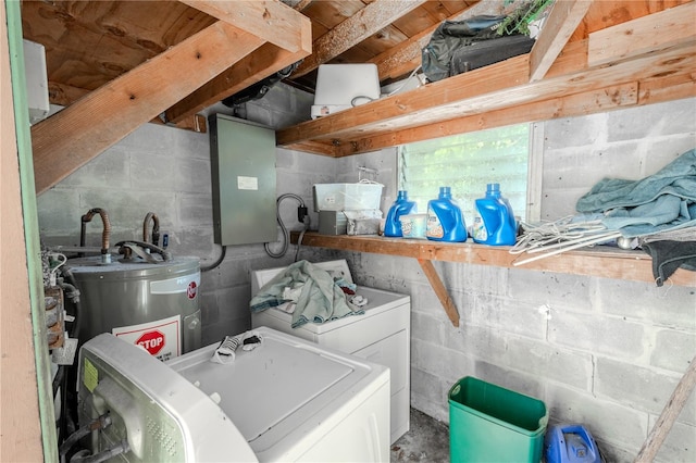 1800 27th Ave N, Saint Petersburg, FL 33713 - laundry area with laundry area and gas water heater