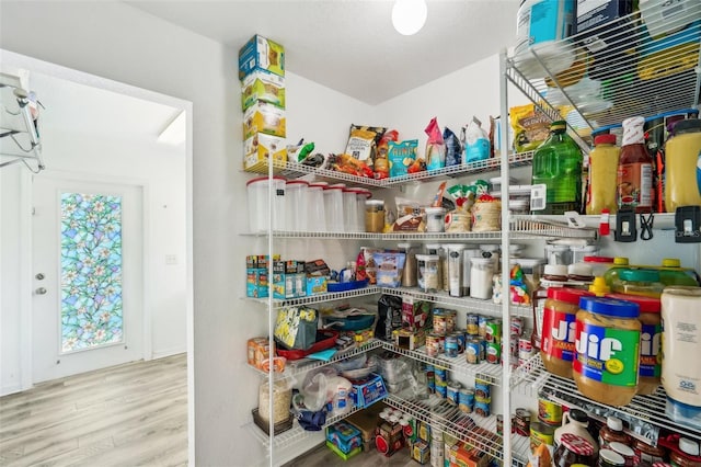 view of pantry