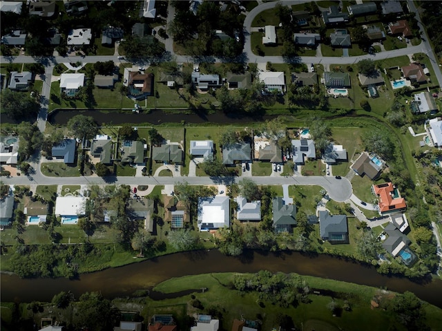 drone / aerial view featuring a residential view