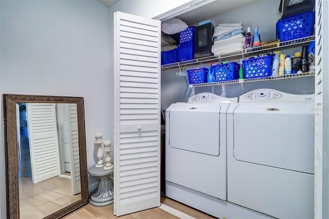 laundry area featuring laundry area and washer and clothes dryer