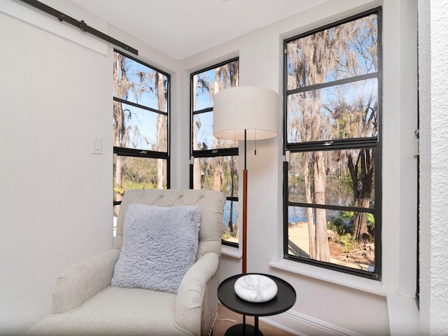 view of sitting room