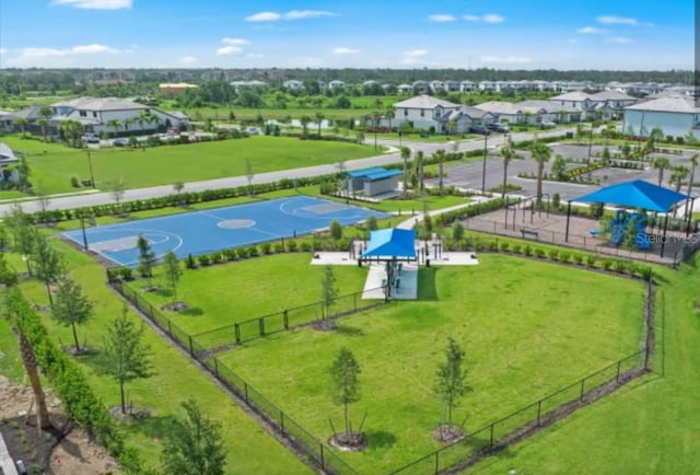 birds eye view of property featuring a residential view