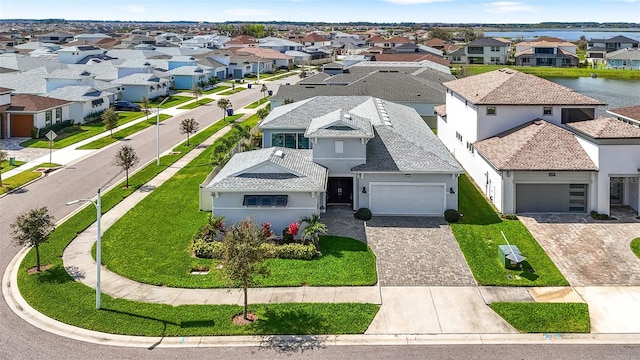 bird's eye view featuring a residential view