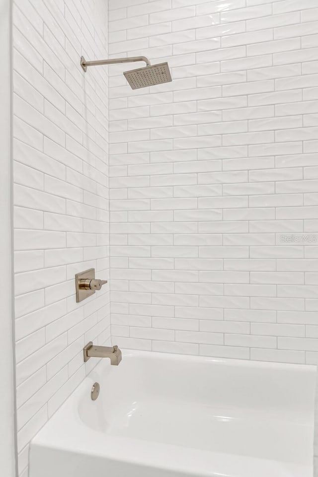 bathroom featuring shower / tub combination