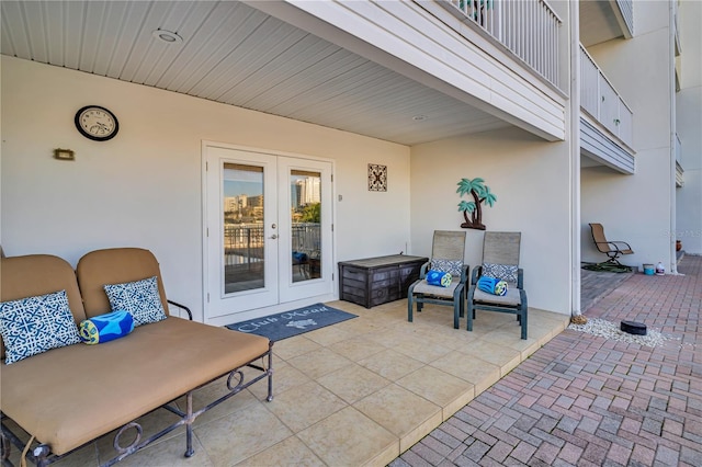 view of patio / terrace with french doors