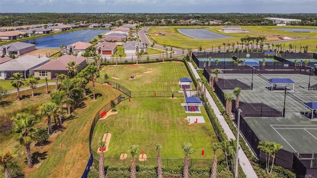 bird's eye view featuring a residential view