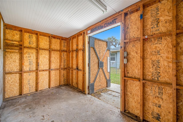 view of storage room