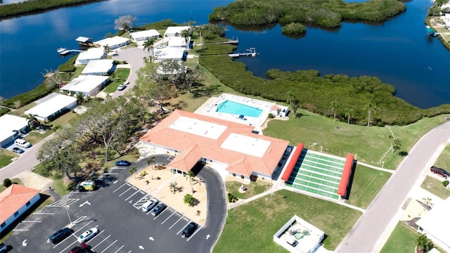 1320 Bottlebrush Dr, Bradenton, FL 34208 - aerial view of property's location with a nearby body of water