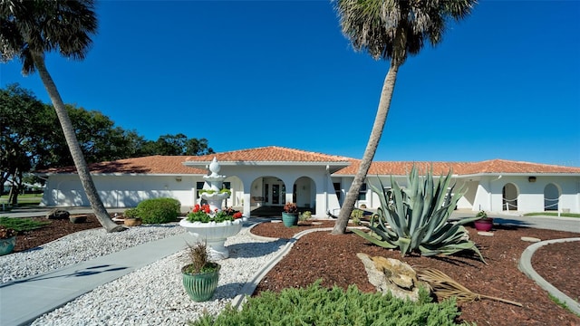 1320 Bottlebrush Dr, Bradenton, FL 34208 - mediterranean / spanish home featuring stucco siding