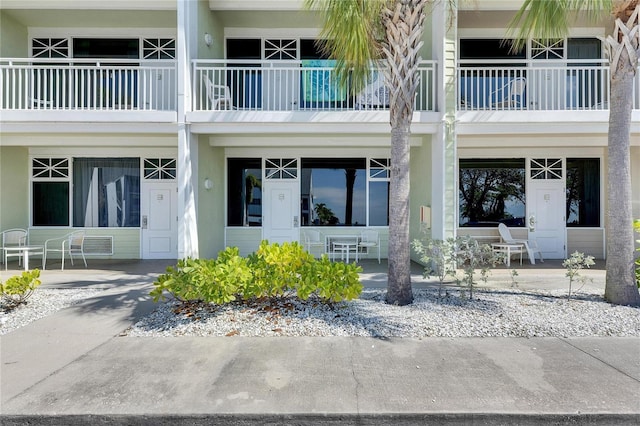 exterior space featuring covered porch