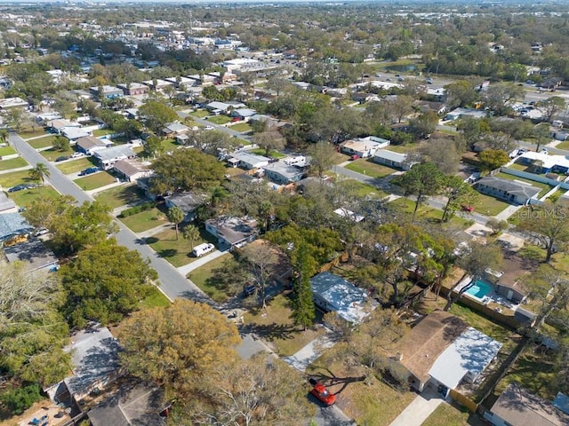 drone / aerial view featuring a residential view