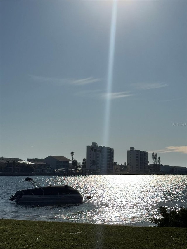 water view with a city view